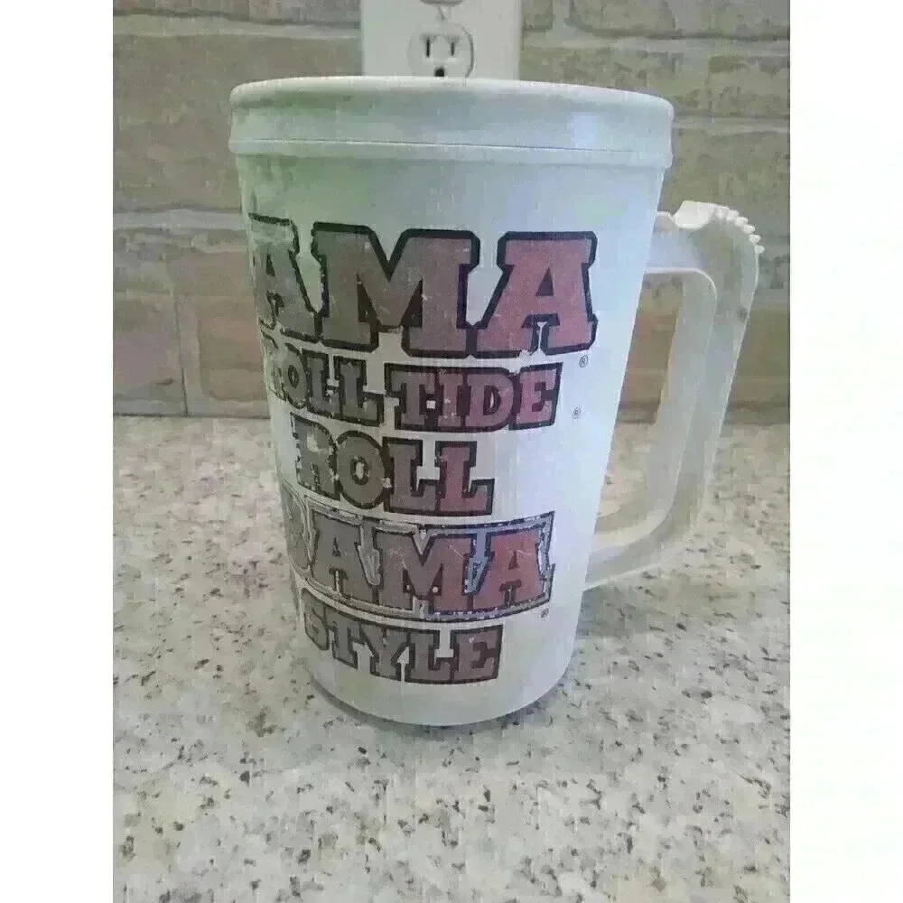 Vintage Alabama Crimson Tide Plastic Cup 